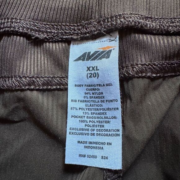 Avia Women's Brown Jogger Style Nylon Blend Pants Size XXL - Picture 7 of 7